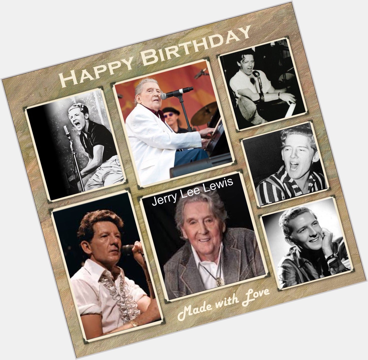 Happy Birthday Jerry Lee Lewis 
September 29, 1935
(83) 