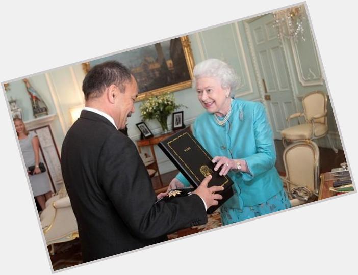 A big happy birthday to Sir Jerry Mateparae! Shown is The Queen and the GG during his 2011 knighthood 