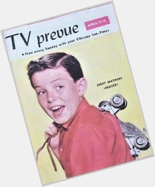 Happy Birthday to Jerry Mathers,  born on this day in 1943
Chicago Sun-Times TV Prevue.  April 9-15, 1961 