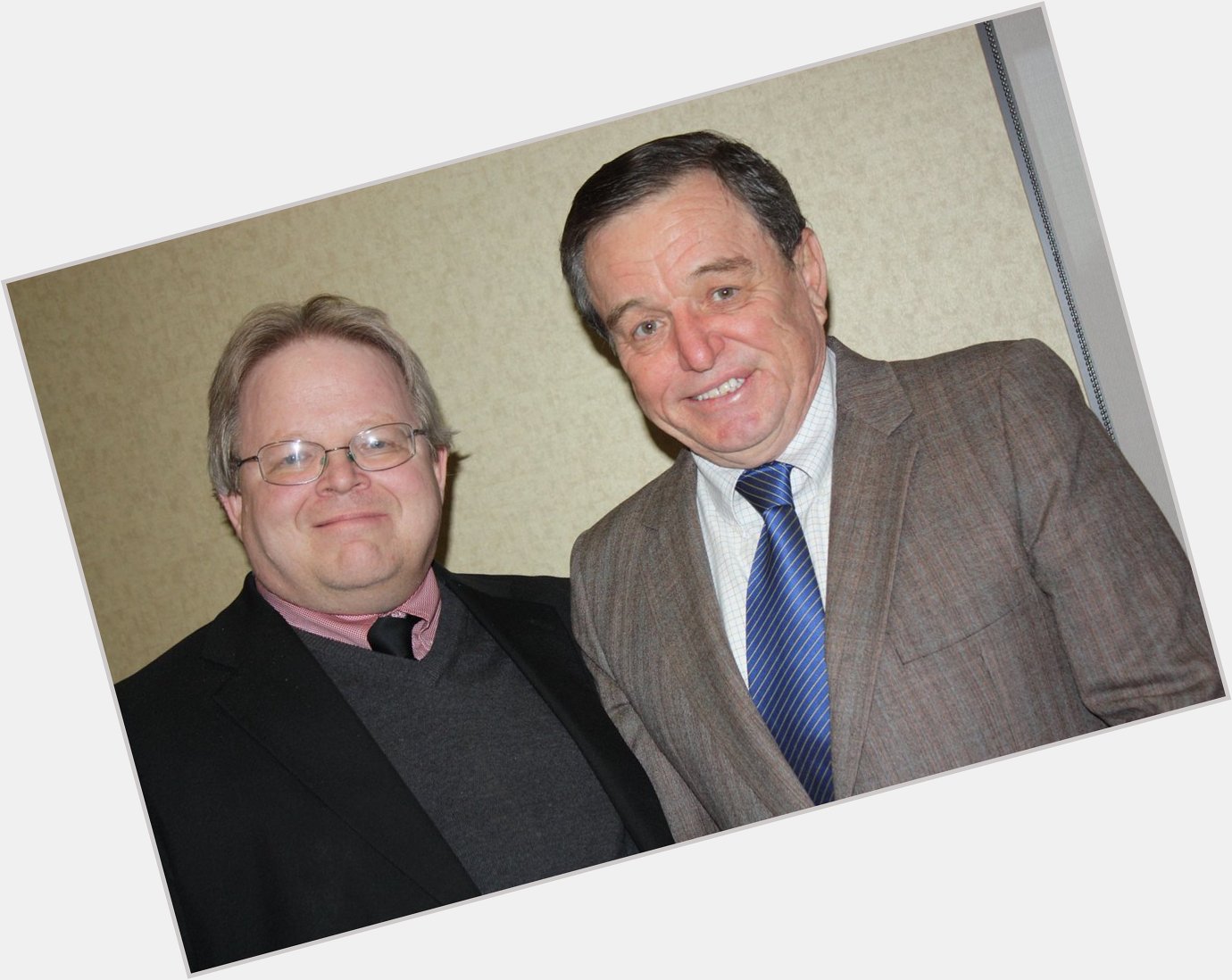Don\t we make quite the pair! Happy Birthday today to Jerry Mathers....THE BEAVER!  :0) 
