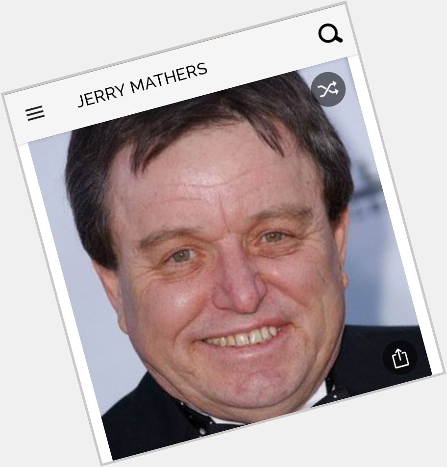 Happy birthday to this iconic actor.  Happy birthday to Jerry Mathers 