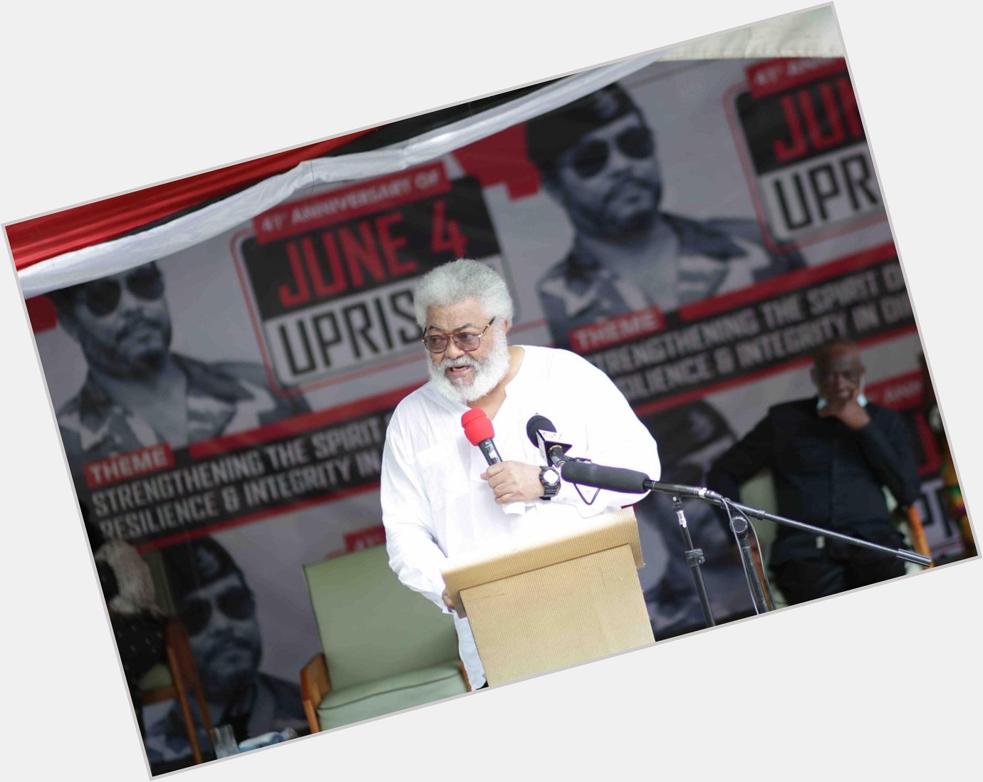 Happy Birthday to the former President of Ghana, Jerry Rawlings! 