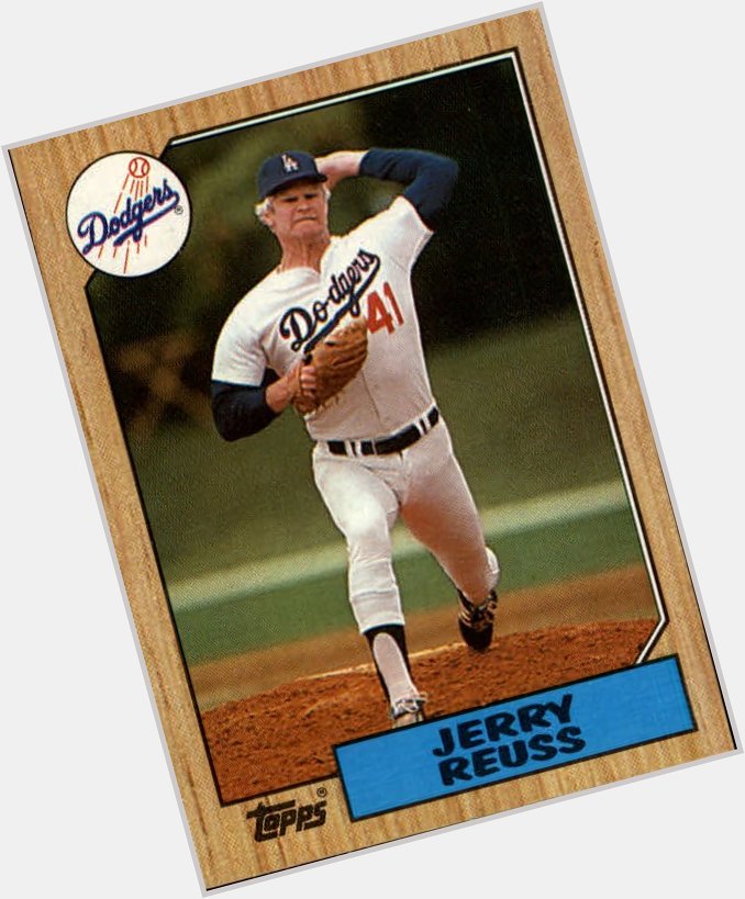Happy 68th birthday to 22-year MLB veteran Jerry Reuss! In 1987, I thought he was already 68. 