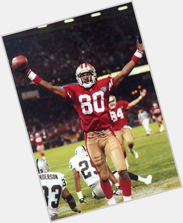Happy bday to NFL HOF & all-time leader in RECs YDs & TDs, Jerry Rice. Phi Beta Sigma at Mississippi Valley State U! 