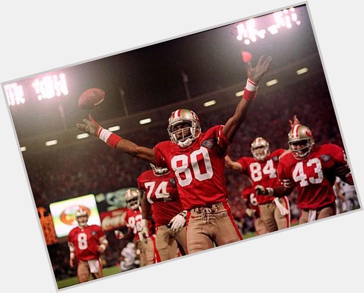 Happy Birthday to the NFL legend, Jerry Rice.  He turns 53 today.   