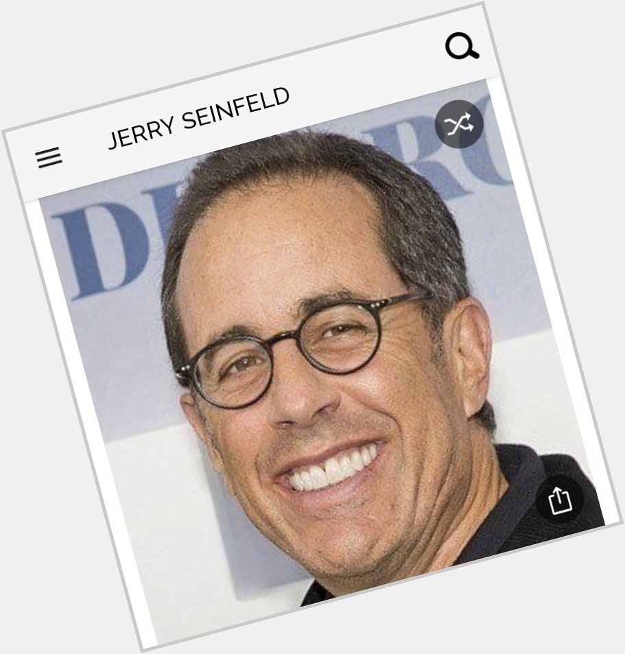 Happy birthday to this great comedian.  Happy birthday to Jerry Seinfeld 