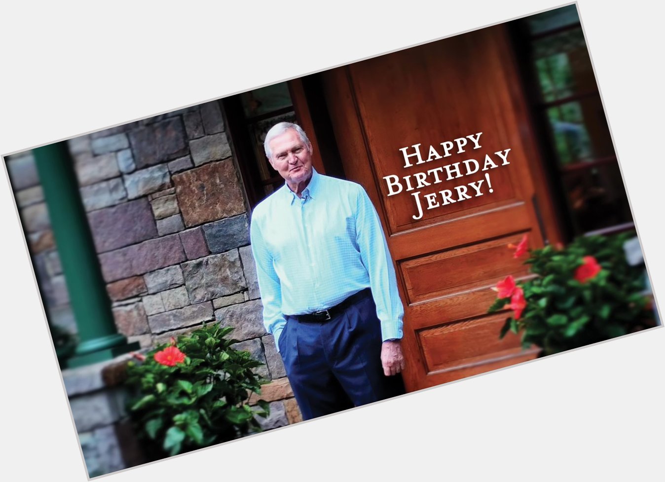 Happy Birthday to our friend and GSC member Jerry West!  