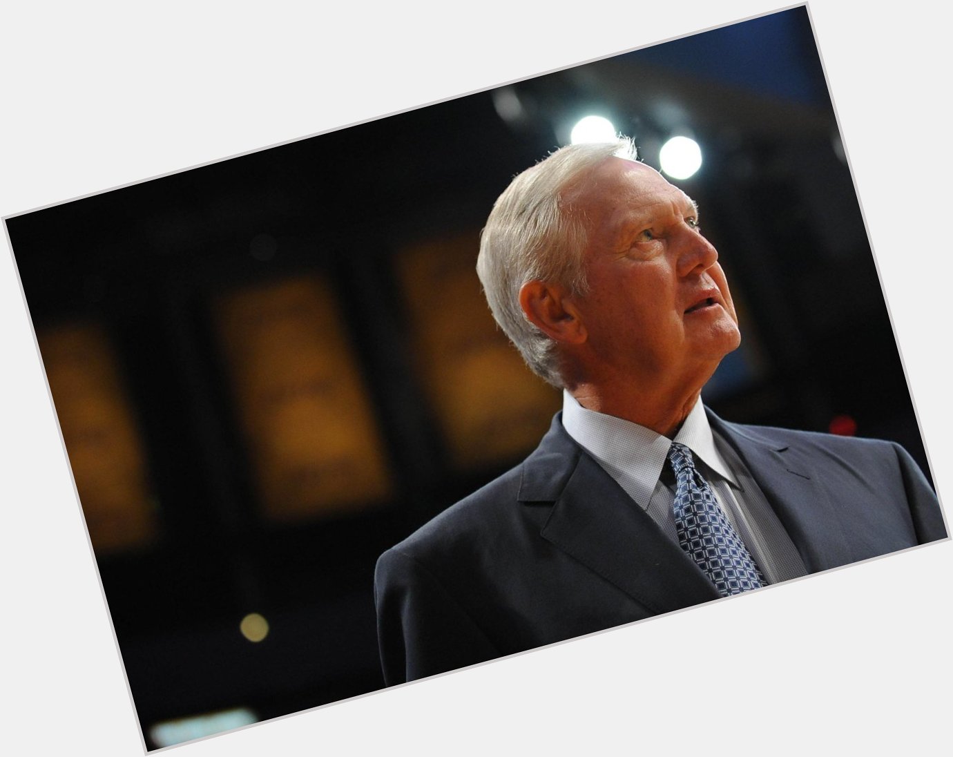 Happy birthday to Jerry West.  Hope I look as good as him at 77. 