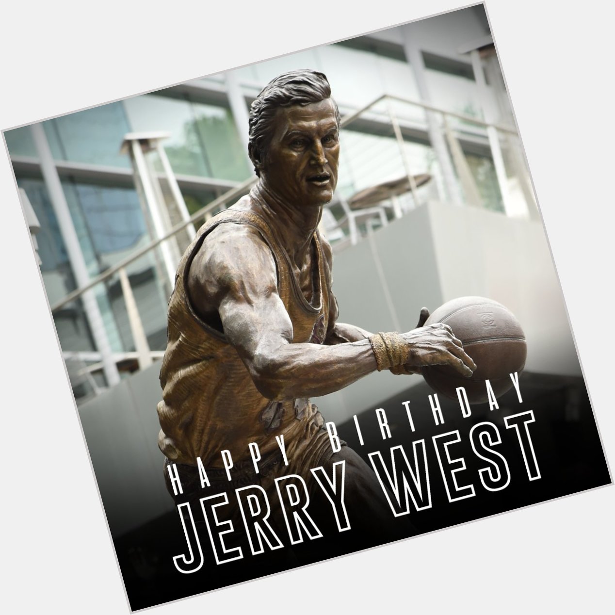 Happy Birthday to Hall of Famer, NBA legend and Star Plaza resident Jerry West! 
