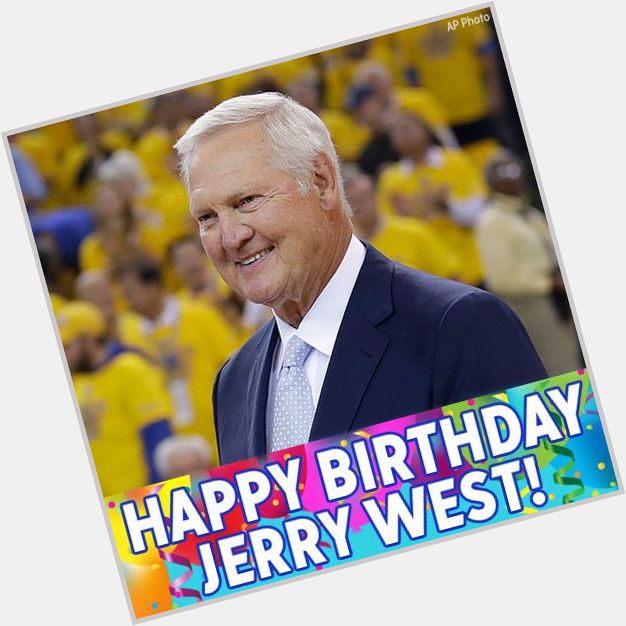 Happy birthday to the logo! NBA legend and former Warriors executive Jerry West turns 82 today! 