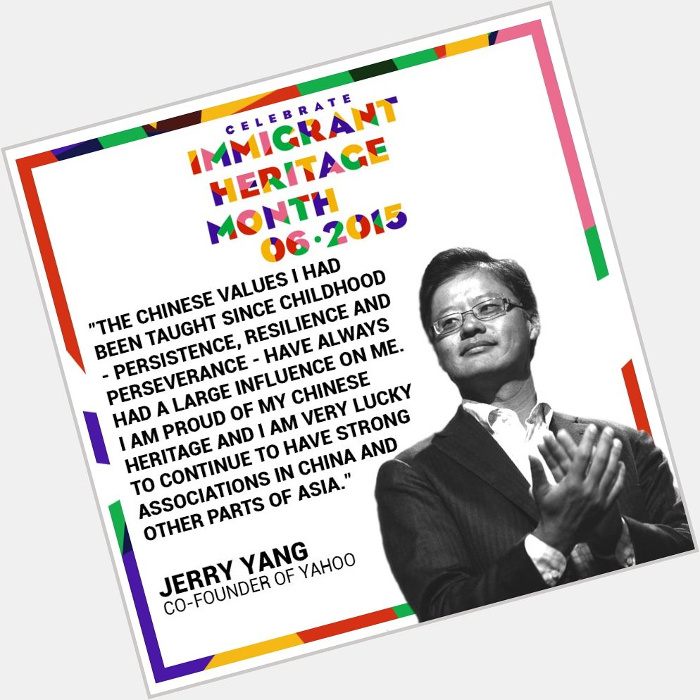 Happy birthday Jerry Yang! The brain behind was born in Taiwan and came to San Jose at the age of 10. 