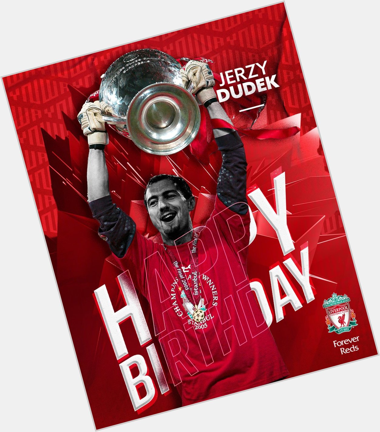A special day for one of our heroes of Istanbul Happy Birthday, Jerzy Dudek! 