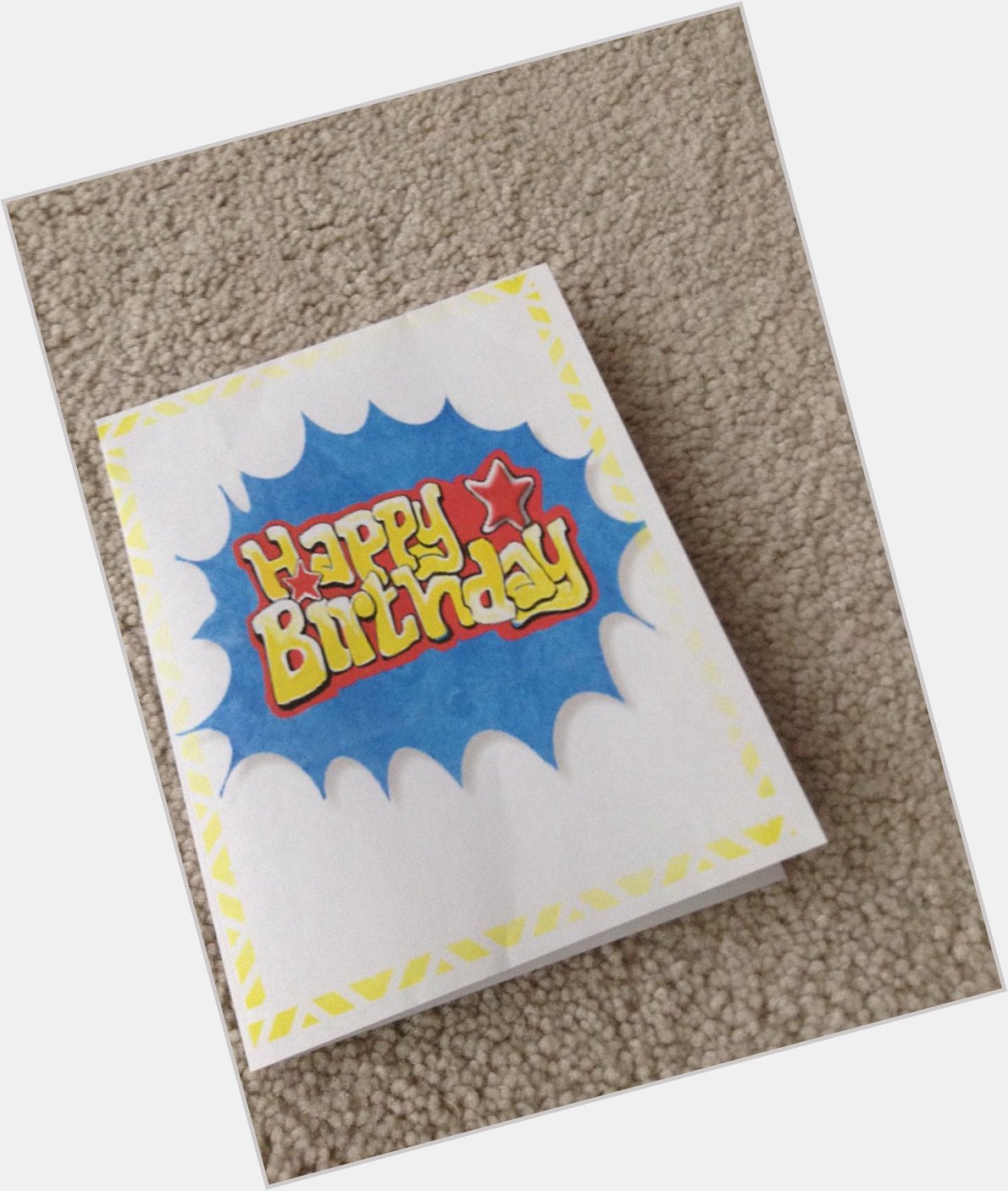  Happy Birthday to you here is a special card for you      