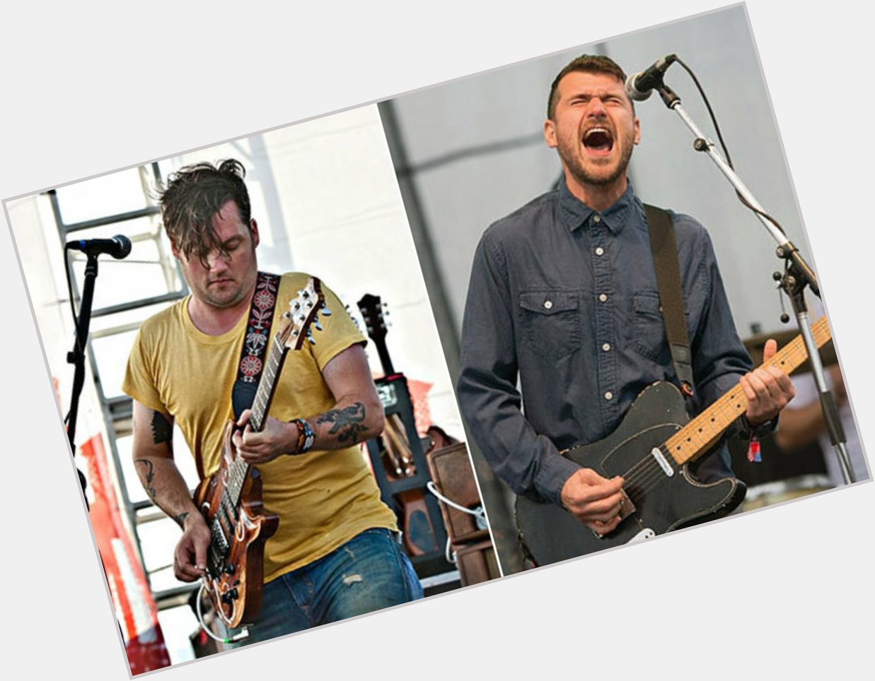 Happy Birthday to my two favorite musicians, Isaac Brock and Jesse Lacey.   