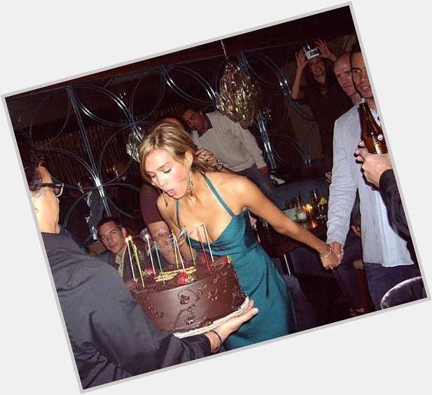 Jessica Alba celebrating her birthday   2006.  Happy 36th Miss Alba. 