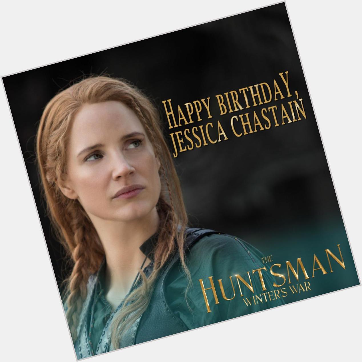 Happy Birthday, Jessica Chastain!
 