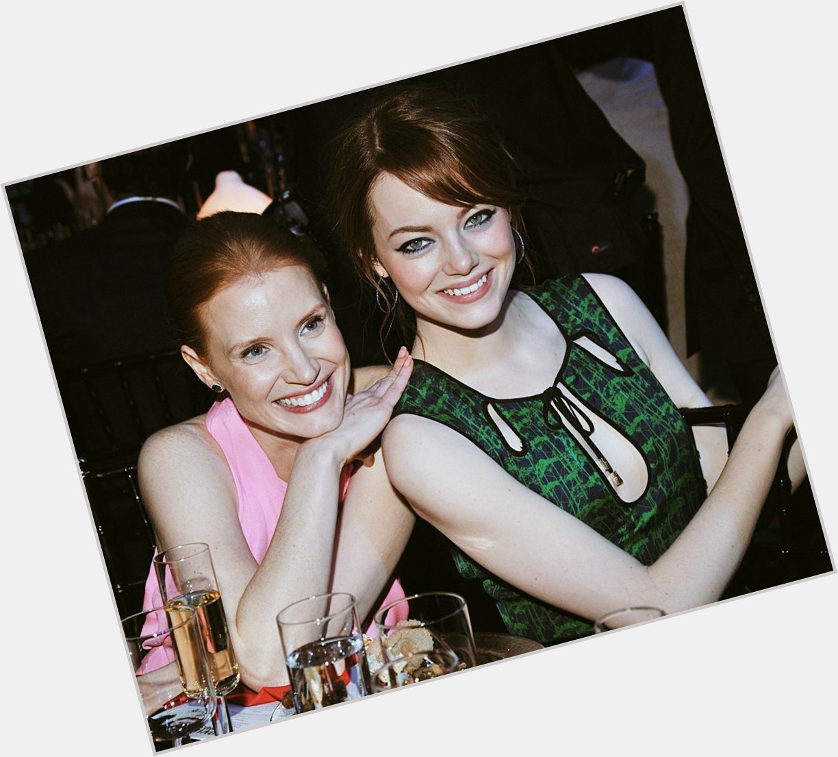 Happy Birthday to the wonderful and one of Emma\s best co-stars, Jessica Chastain.  