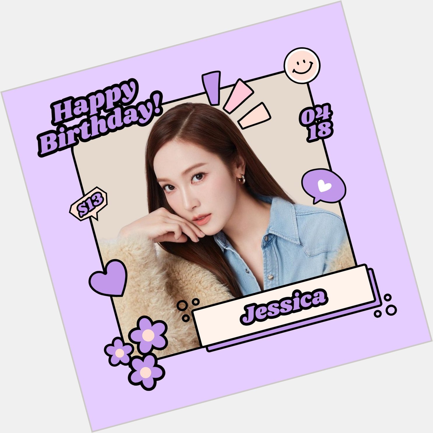 [ ] Happy Birthday to Jessica Jung!   