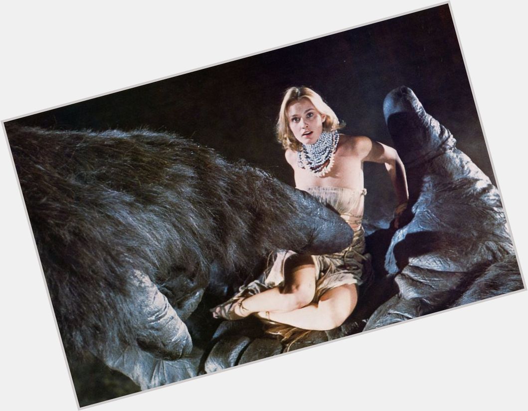 Happy birthday to Jessica Lange. Photo from King Kong, 1976. 