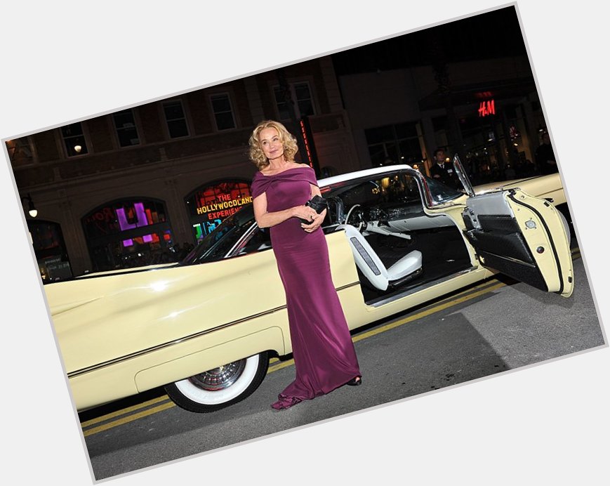 Happy birthday Jessica Lange! She\s pictured arriving in style to the premiere at the theatre last year. 