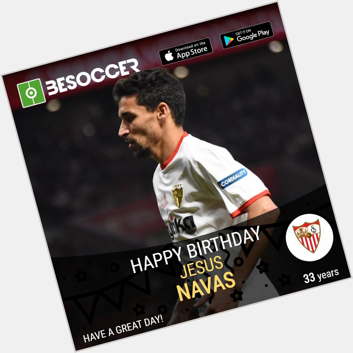Happy birthday to former winger Jesús Navas!       