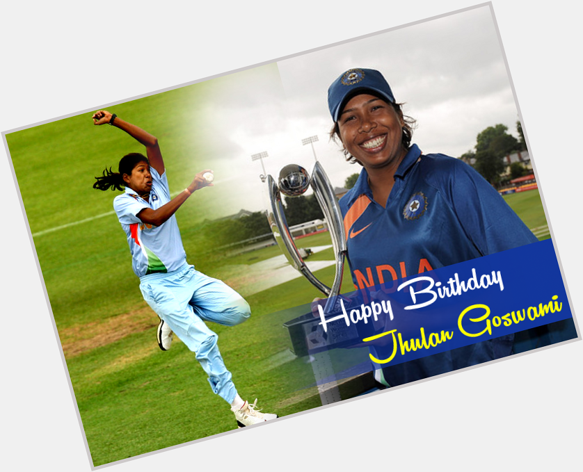 Happy Birthday Jhulan Goswami, probably the fastest bowler in Women\s Cricket.... 