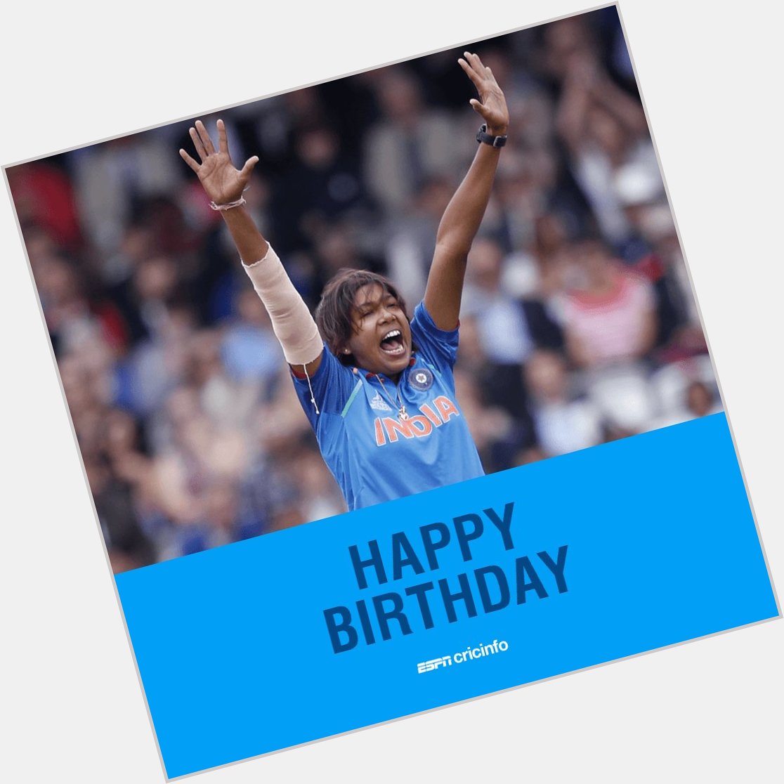  Happy birthday to
Jhulan Goswami, the leading
wicket-taker in women\s
internationals!
