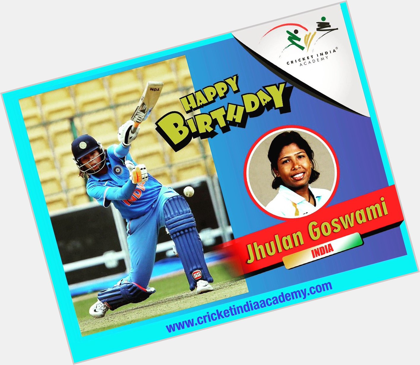 Happy Birthday to very Special player of  Team Jhulan  Goswami. 