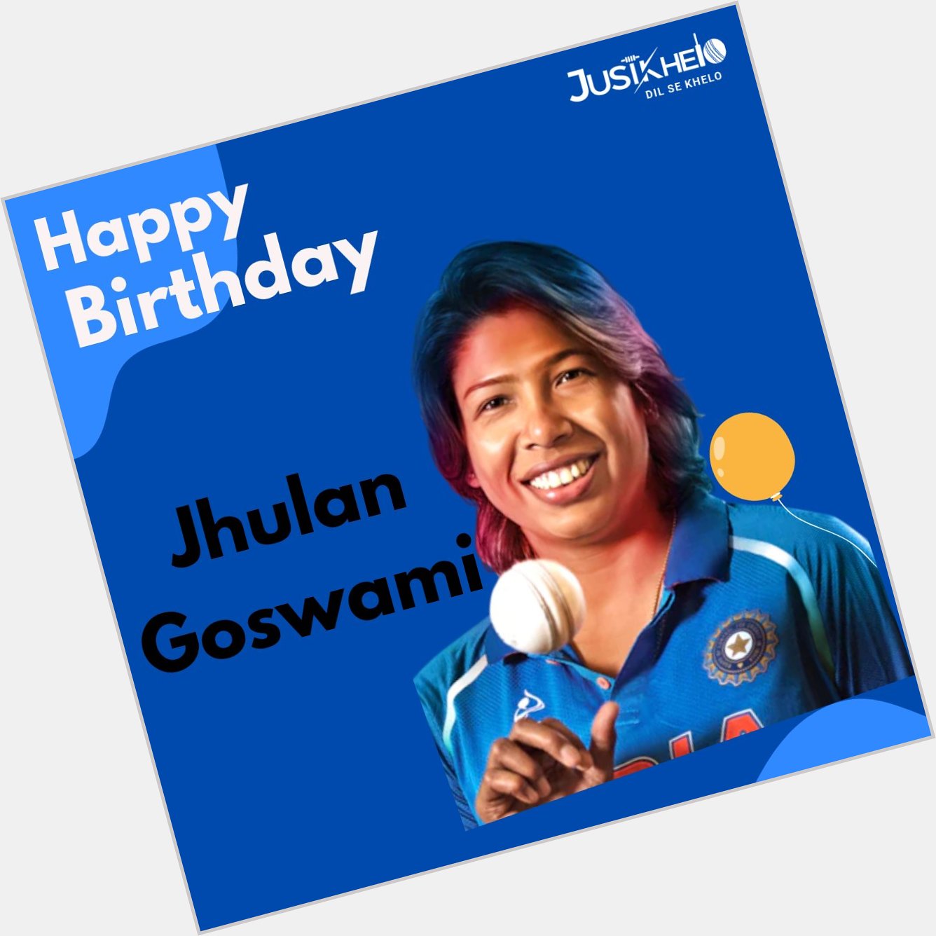 Happy Birthday Jhulan Goswami      