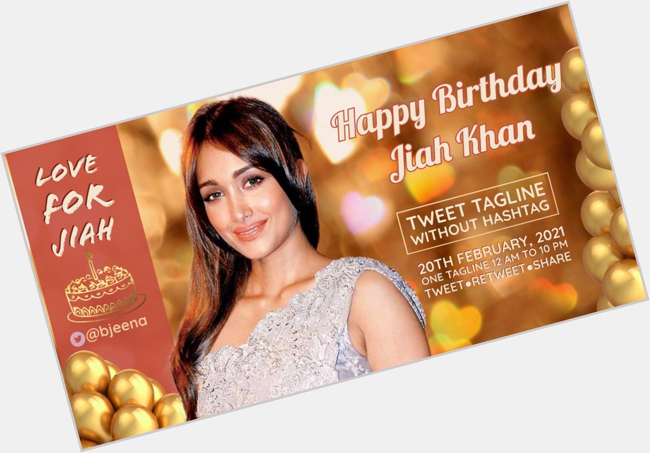 The Happiest Birthday to you dear!! Hope you are happy wherever you are!!  Happy Birthday Jiah Khan 