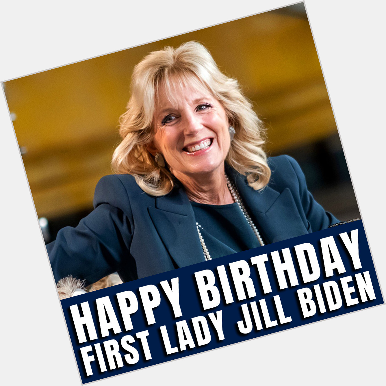 HAPPY BIRTHDAY! Join us in wishing a very happy birthday to First Lady Dr. Jill Biden, who turns 70 today!   