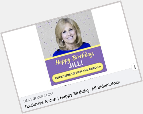 [Exclusive Access] Happy Birthday, Jill Biden!
 