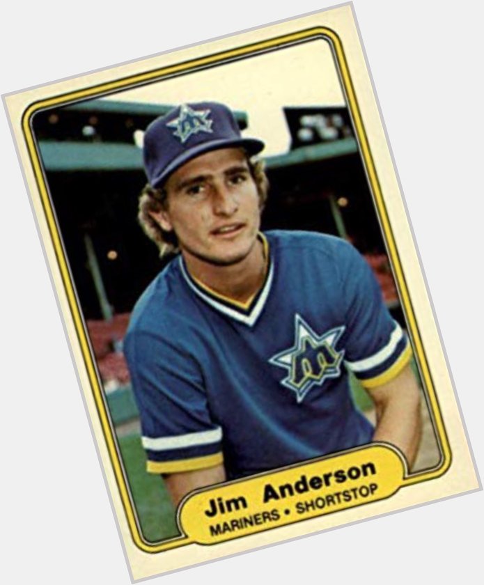 Happy 63rd birthday to Jim Anderson! 

Anderson appeared in 186 games for the Mariners from 1980-1981. 