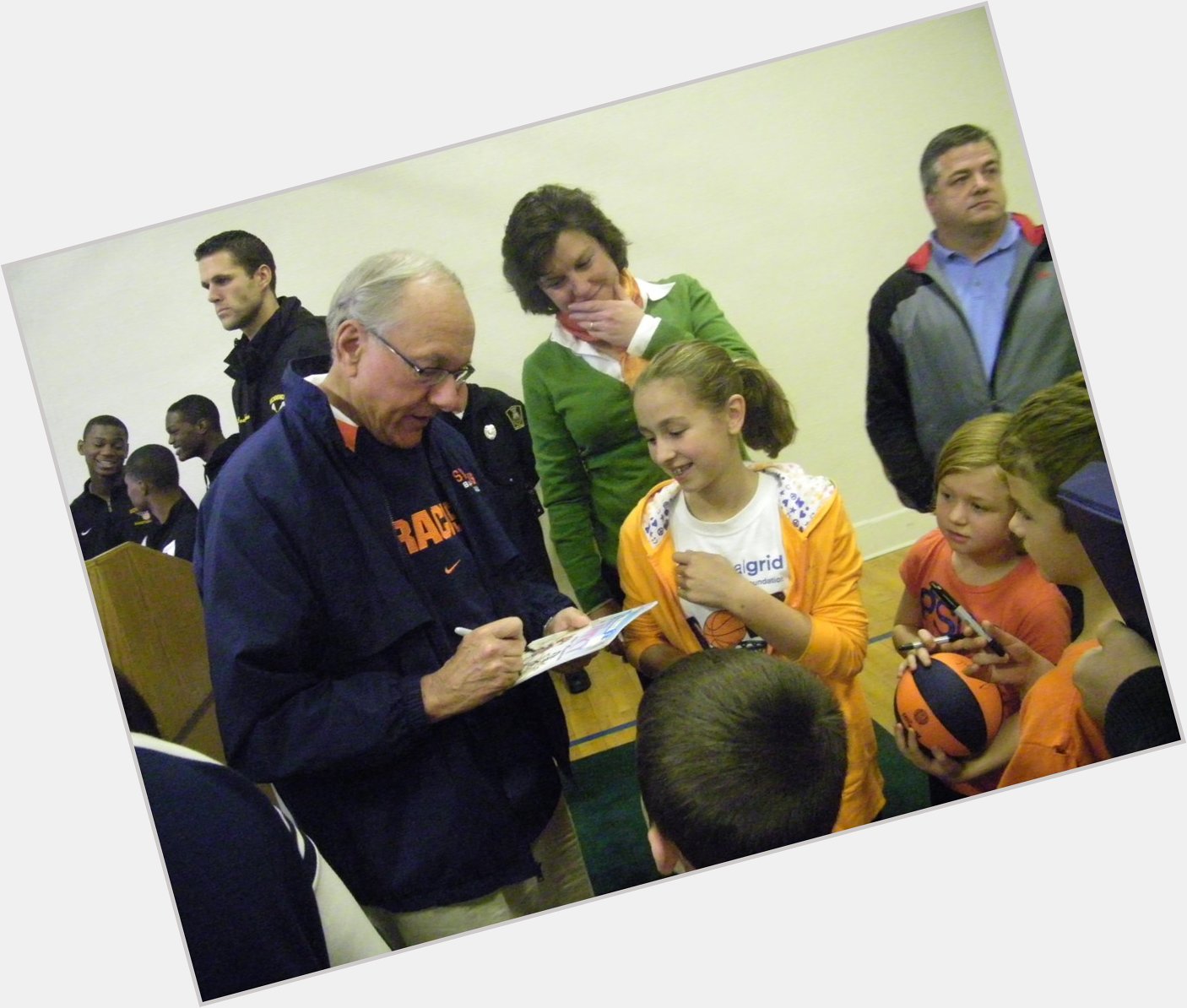 Happy Birthday to Coach Jim Boeheim! His program has helped kids be active throughout the City! 