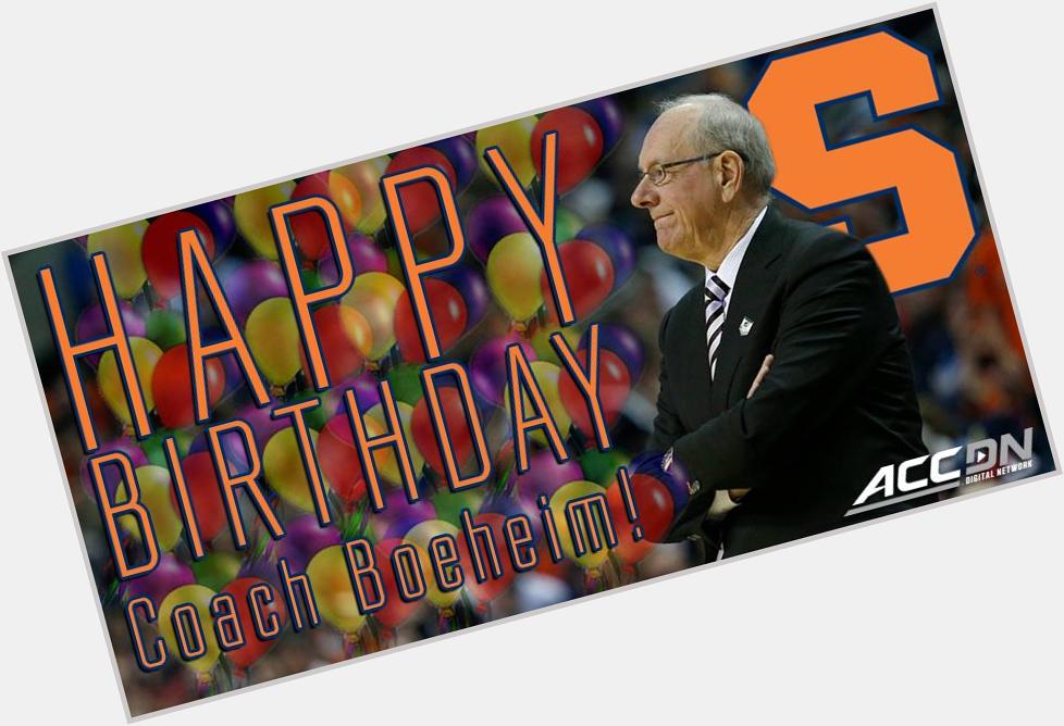 Take a second and join us in wishing legend Jim Boeheim a Happy 70th Birthday! 