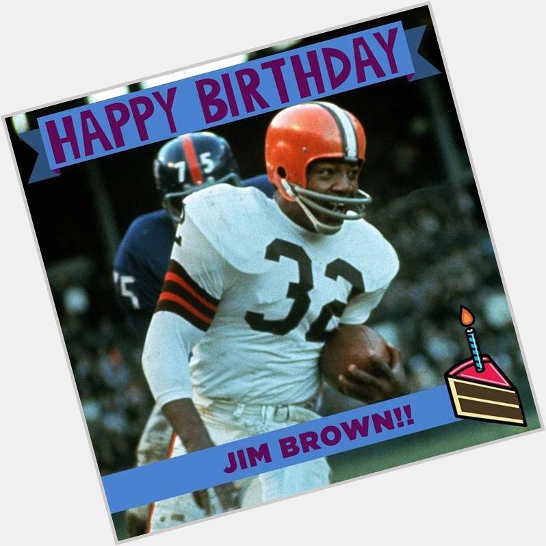 Happy Birthday to the legendary Jim Brown! by nfl 