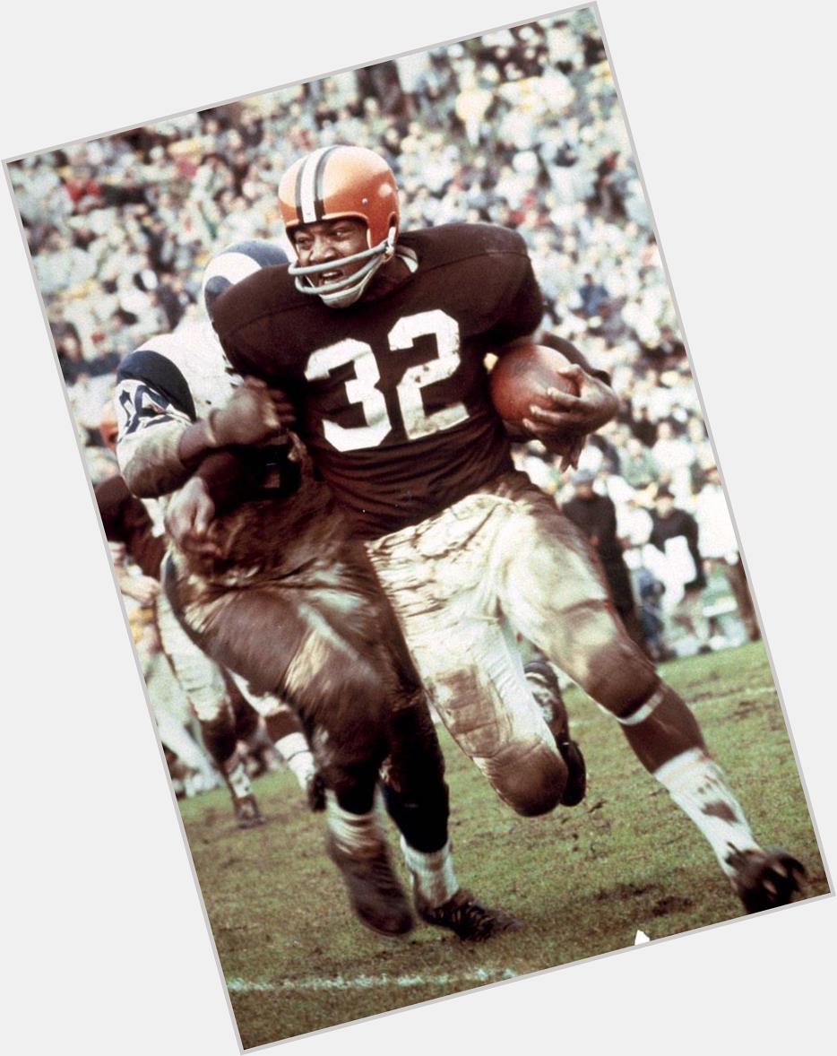 HAPPY 79th BDAY to great RB Jim Brown!! 