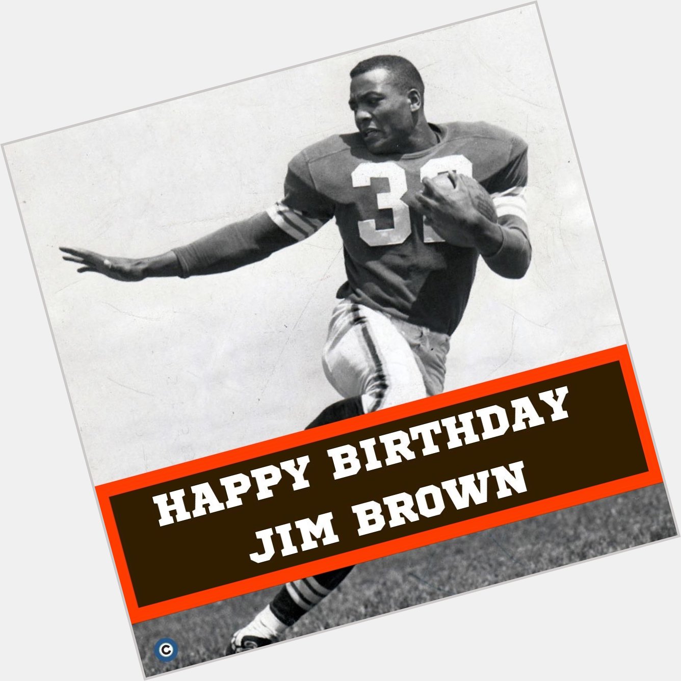 Cleveland Browns legend Jim Brown is 83 years old today!  happy Birthday Jim! 