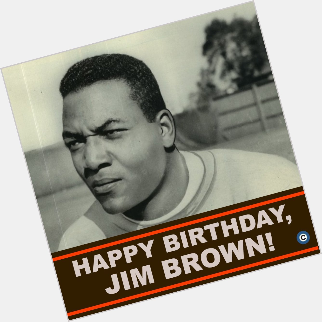 Wish the G.O.A.T.-- former Browns running back Jim Brown-- a happy 84th birthday! Photo: The Plain Dealer. 