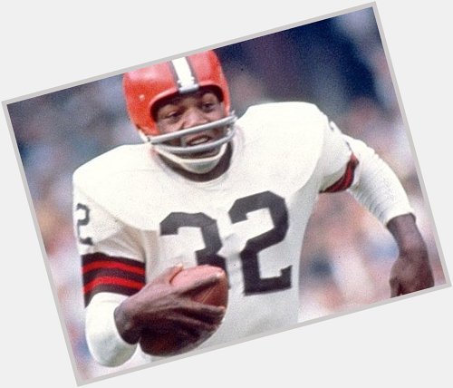 Happy birthday to Jim Brown the greatest running back to play the game he would dominate in any era no doubt 