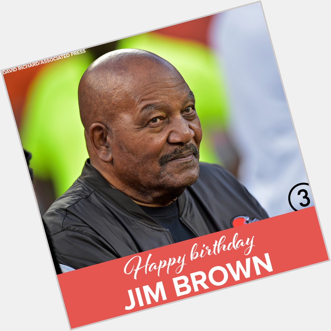 Happy 84th birthday to Browns legend Jim Brown! 