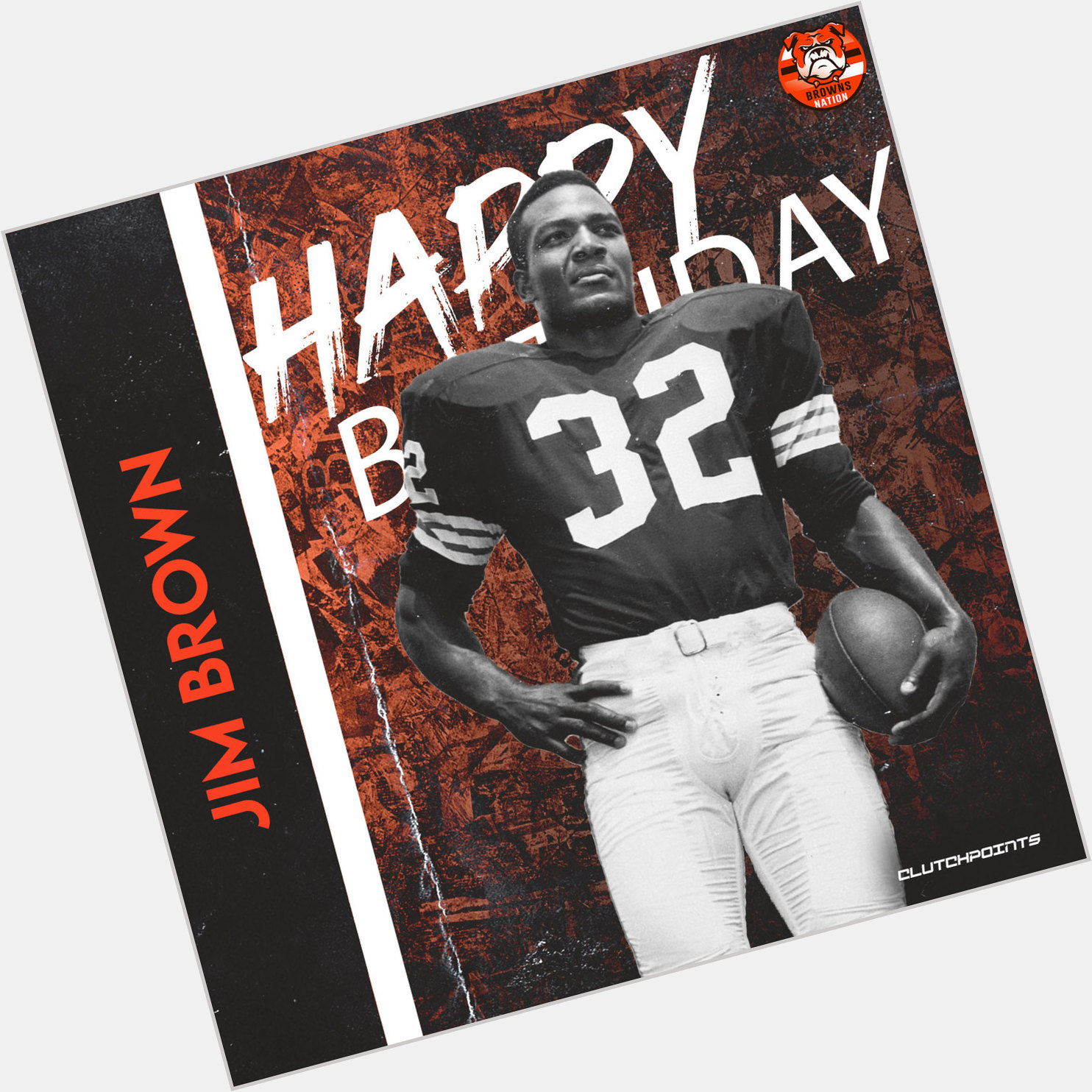 Browns Nation, let\s wish a happy 86th birthday to Jim Brown 