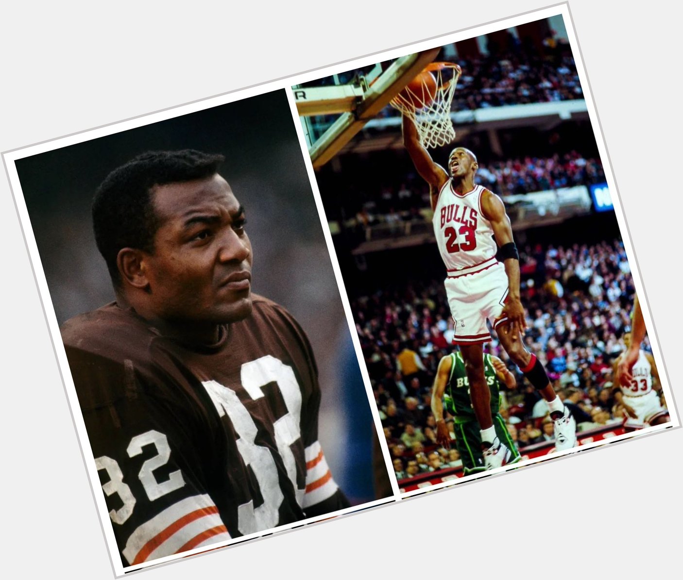 Happy Birthday to two Cultural Legends Mr. Jim Brown and Michael Jordan! Continued Blessings!   s 