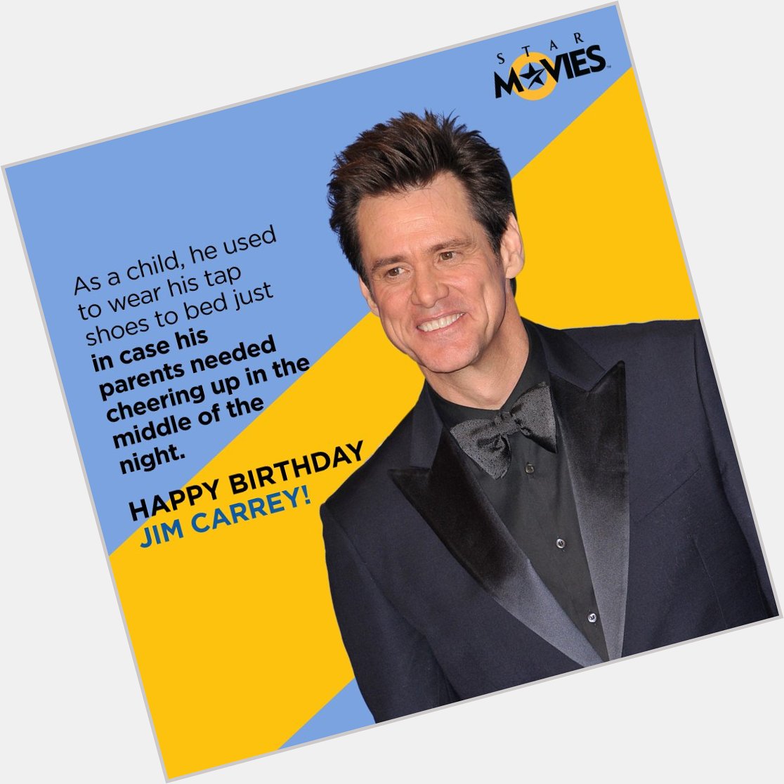 Known for his stand-up comedy and crazy grin here s wishing Jim Carrey a very happy birthday! 
