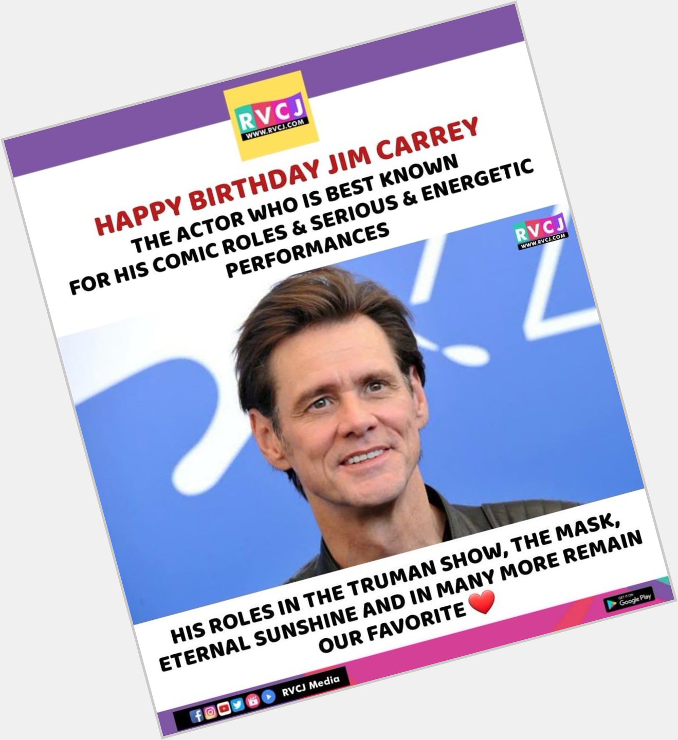 Happy Birthday Jim Carrey       