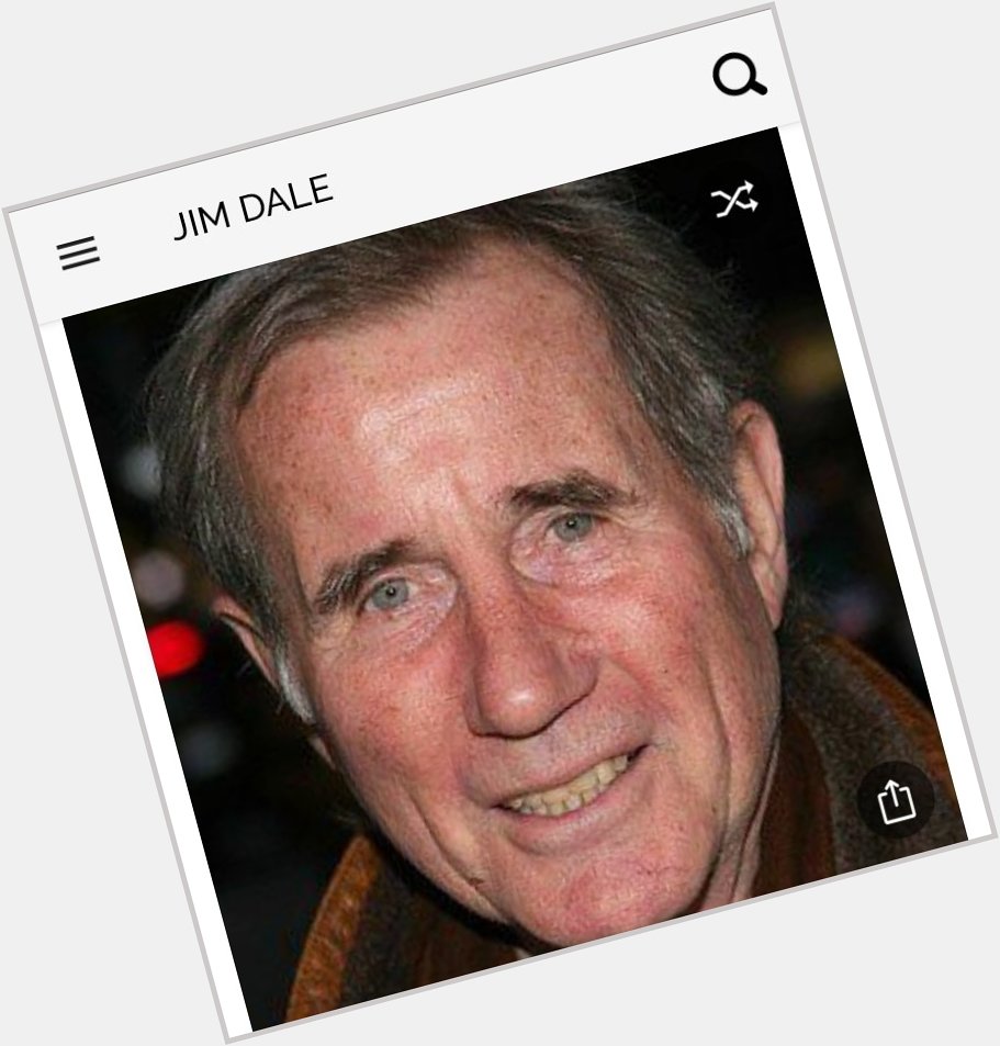 Happy birthday to this great actor.  Happy birthday to Jim Dale 