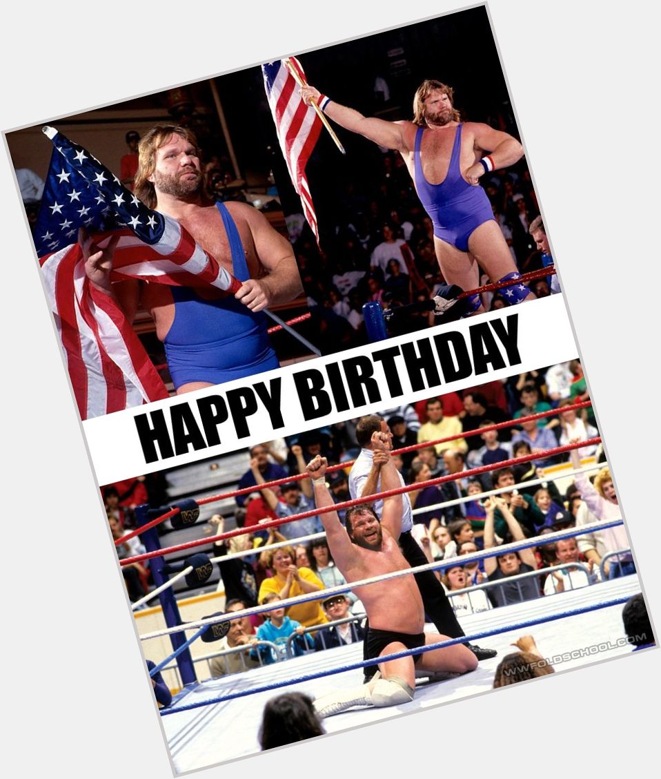 Old School WWF Legend \"Hacksaw\" Jim Duggan celebrates his 69th birthday today. Happy Birthday! 
