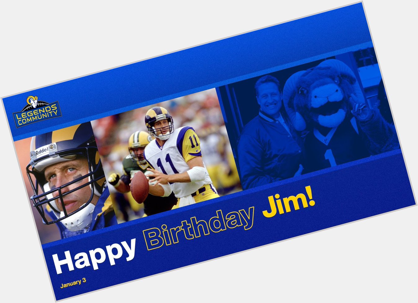 Happy Birthday to Rams Legend 