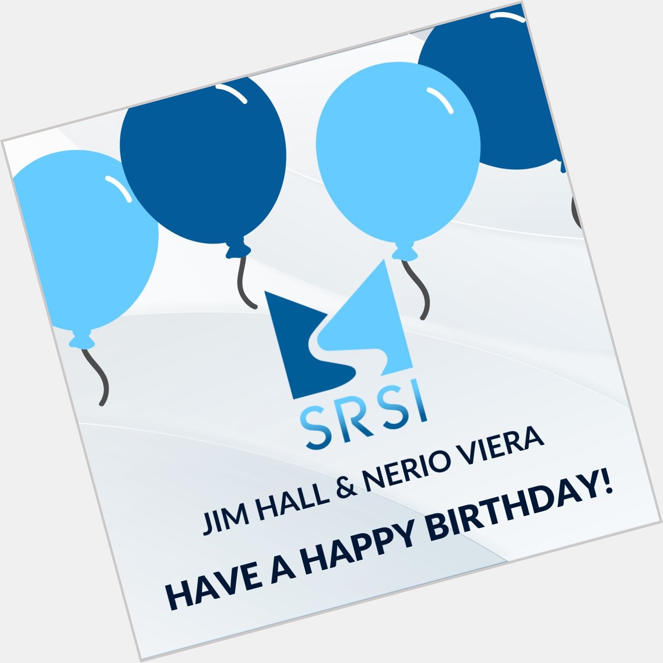 Shoutout to our December Birthdays: Jim Hall and Nerio Viera! We hope you have a very happy birthday.   