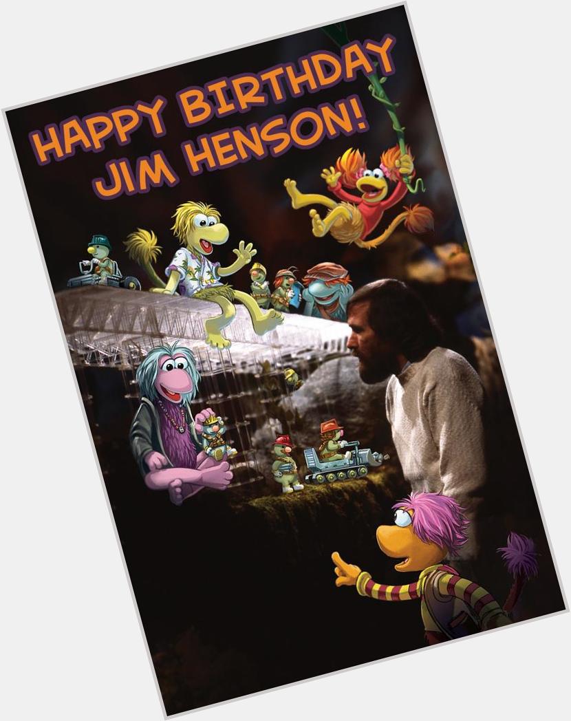 HAPPY BIRTHDAY JIM HENSON! We cannot thank the Henson family and company enough for sharing their stories with us! 